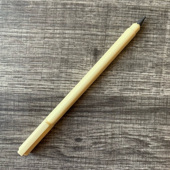 🍒🍒 (Bundle Only) Slim Matte Yellow Infinity Pencil with Replacement Nibs - Picture 5 of 9